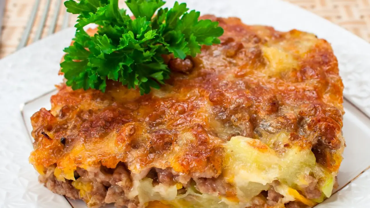 Овощная запеканка с фаршем и кабачками - рецепт с фото