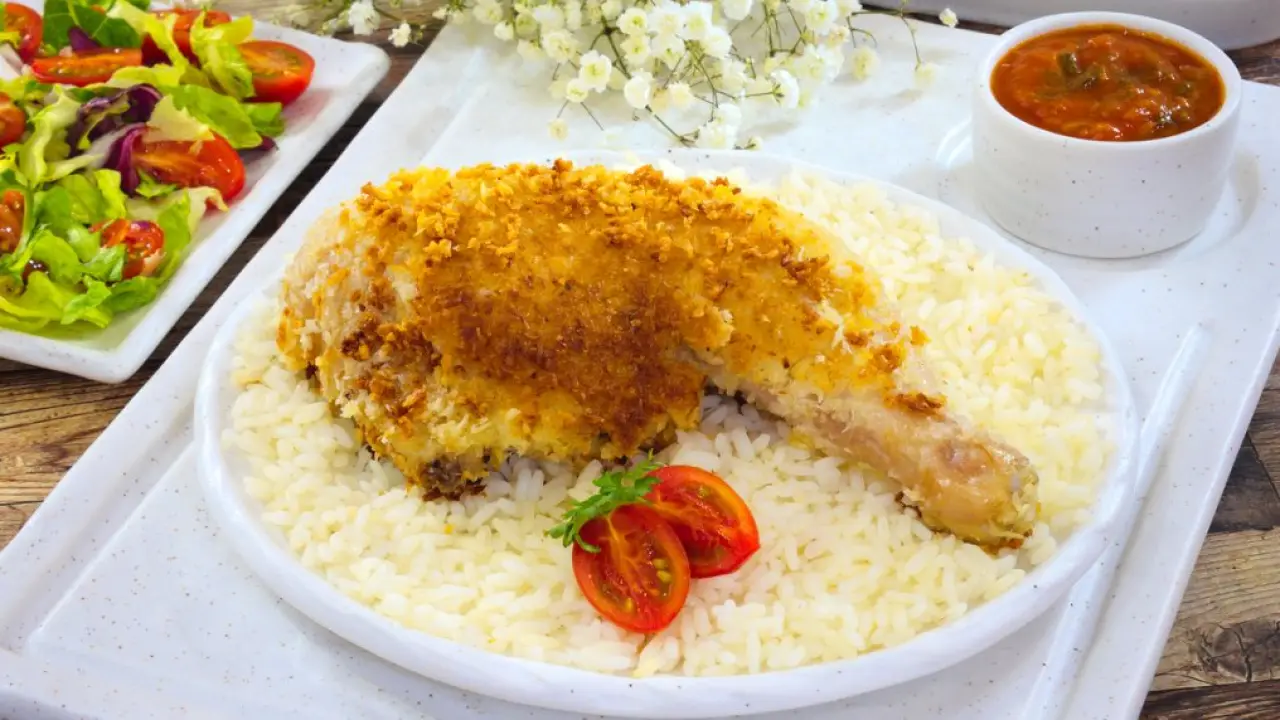 Жареные куриные окорочка в кокосовой стружке - рецепт с фото