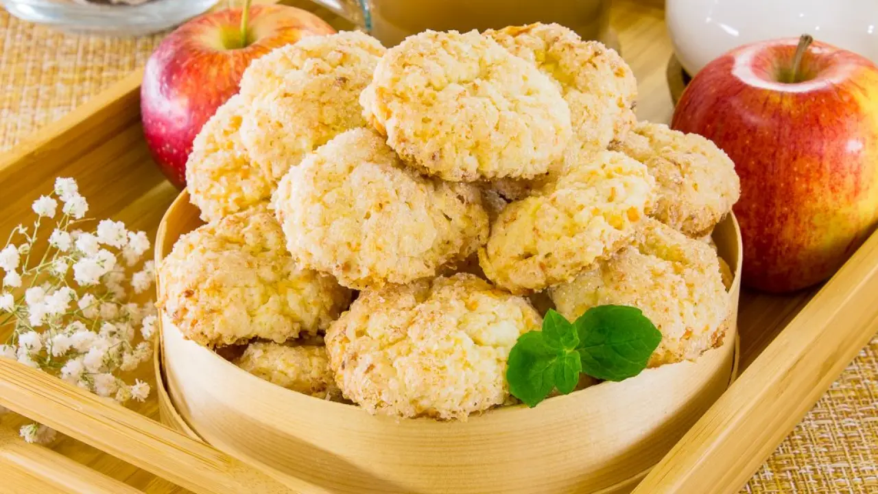 Печенье с творогом и яблоками - рецепт с фото
