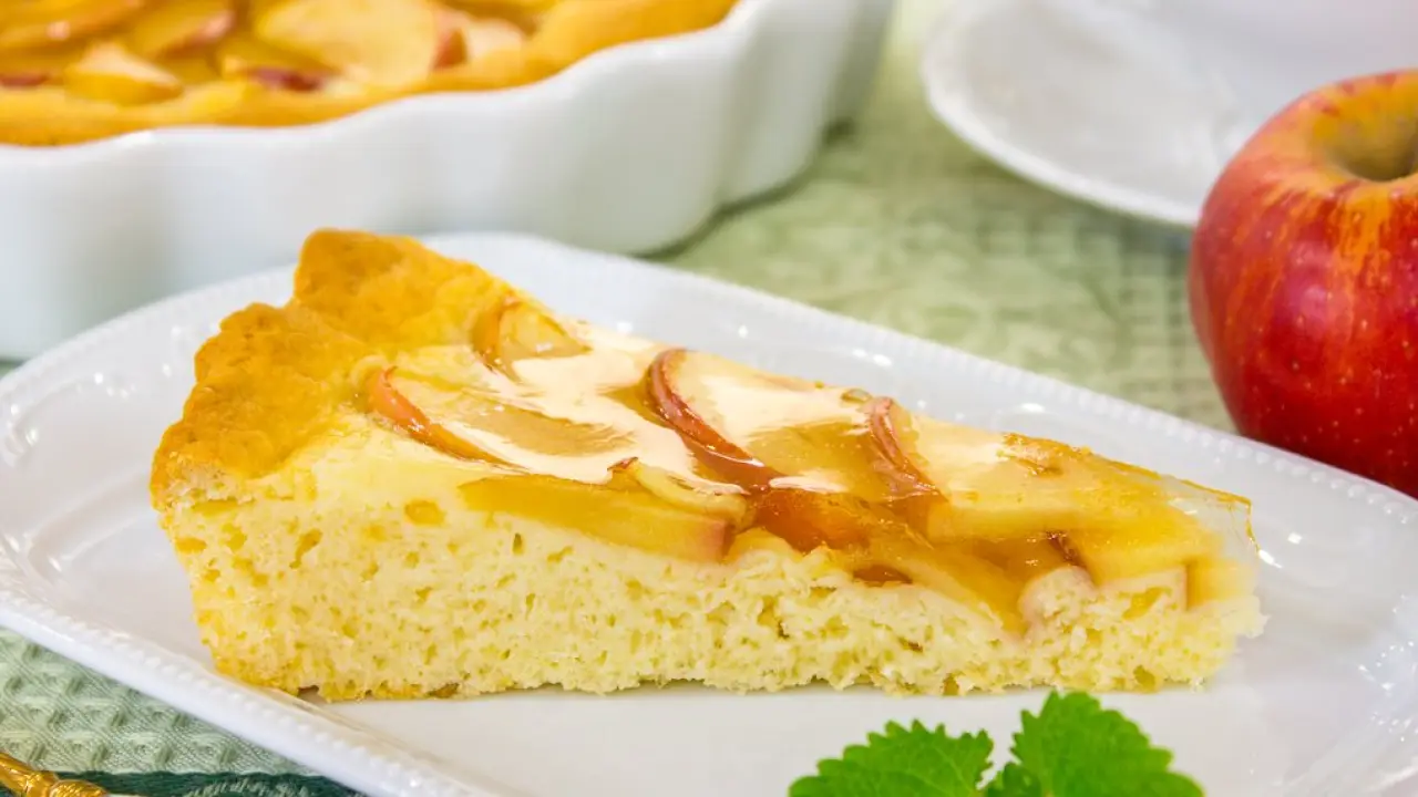 Пирог с яблоками и яблочным желе - рецепт с фото