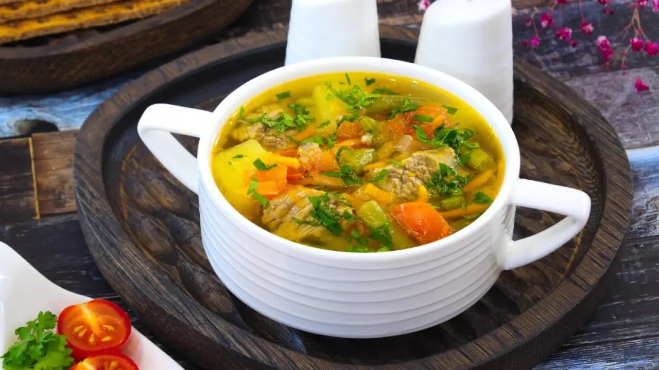 Картофельный суп со стручковой фасолью - рецепт с фото